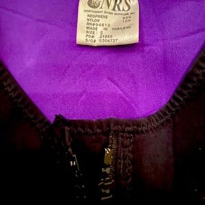 NRS Women's Farmer Jane Wetsuit purple inside
